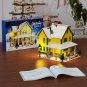 MOC Christmas House Model Building Blocks Set Winter Decoration Bricks Toy Gift