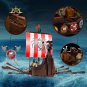 Viking Longship Model Building Blocks Set MOC Long Ship Boat Brick Toys 463pcs