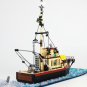 The Orca-Jaws Fishing Boat Ship Building Blocks Set MOC Bricks Educational Toys