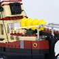 The Orca-Jaws Fishing Boat Ship Building Blocks Set MOC Bricks Educational Toys