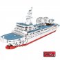 Survey Vessel Warship Building Blocks Military MOC Bricks DIY Model Kids Toy Set