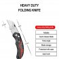 Portable Folding Multifunctional Aluminum Alloy Utility Knife with Spare Blades