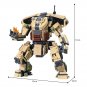 Scorch Titan Model Building Blocks Set Robot Game Character Mech MOC Bricks Toys