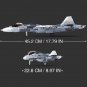 SU-57 Flanker Jet Fighter Building Blocks Set Military MOC Brick DIY Model Toys