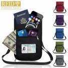 RFID Blocking Passport ID Card Holder Travel Wallet Bag Anti-theft Neck Pouch RFID Blocking Passport ID Card Holder Travel Wallet Bag Anti-theft Neck Pouch