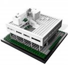 Model Building Blocks Set for 21014 Villa Savoye Architecture MOC Bricks Toys