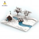 Winter Village Scene Building Blocks Set for Christmas MOC Bricks Toys 2451PCs
