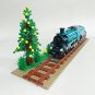 Retro Steam Train Locomotive Building Blocks Set DIY Model MOC Bricks Kids Toys