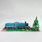 Retro Steam Train Locomotive Building Blocks Set DIY Model MOC Bricks Kids Toys