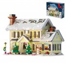 Snow Village House Model Building Blocks Toy w/ Light MOC Bricks Christmas Gifts Snow Village House Model Building Blocks Toy w/ Light MOC Bricks Christmas Gifts