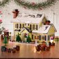 Snow Village House Model Building Blocks Toy w/ Light MOC Bricks Christmas Gifts