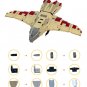 Hawk's Fighter Model Building Bricks Toys MOC Blocks for Buck Rogers Kids Gift