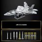 F-22 Raptor Fighter Model Building Blocks Set Jet Air Plane MOC Brick Toy 1837pc