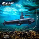 Virginia-class Nuclear Submarine Model Building Blocks MOC Bricks Toys Gift Set