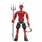 Red Monster with trident Model in Comics Building Blocks Aquaman MOC Brick Toys