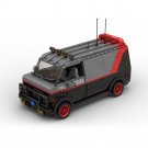 Car Van Model with Interior Building Blocks Toys Vehicle MOC Bricks Collection