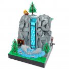 Working Waterfall Sculpture MOC Building Blocks Bricks Toys Set DIY Model Gifts Working Waterfall Sculpture MOC Building Blocks Bricks Toys Set DIY Model Gifts