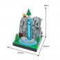 Working Waterfall Sculpture MOC Building Blocks Bricks Toys Set DIY Model Gifts