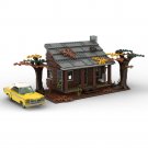 Evil Dead Cabin with Olds 88 Model Collection Architecture Building Blocks Evil Dead Cabin with Olds 88 Model Collection Architecture Building Blocks