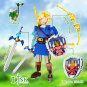 Link Model and Master Sword Hyrule Shield Building Block MOC Bricks Toy Set Gift