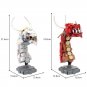Fire dragon And Ice dragon DIY Model Building Blocks Set TV Play MOC Bricks Toys
