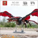Fire Dragon with A Figure Model Building Blocks Set Puzzle Bricks Toys 1889Pcs