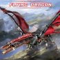 Fire Dragon with A Figure Model Building Blocks Set Puzzle Bricks Toys 1889Pcs