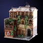 Street Modular Building Blocks Set for Balcony of European Town House Bricks Toy