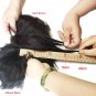 Women Genuine Human Hair Topper Large Cover Toupee Clip in Hairpiece Top Pieces