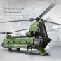 Transport Helicopter Building Blocks Set Military MOC Bricks DIY Model Kids Toys