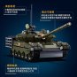 T-80BVMS Tank DIY Model Building Blocks Bricks Toys Set Military MOC Kids Gift