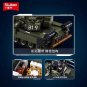 T-80BVMS Tank DIY Model Building Blocks Bricks Toys Set Military MOC Kids Gift