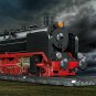 BR01 Steam Train Locomotive Building Blocks Set MOC Bricks Model Toys Kids Gifts