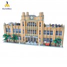 Modular School with Interior Building Blocks Set DIY Model Bricks Toys  14412pcs