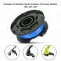 0.065" String Trimmer Spools Line Cap Covers Replacement for Ryobi One+ AC14RL3A