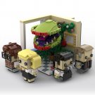 Mushnik's Shop Diorama Horror Plant DIY Model Building Blocks Set MOC Bricks Toy