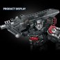 Heavy Duty Mecha Robot Building Blocks MU2 White Shark MOC Bricks Model Kids Toy