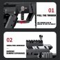 Building Blocks Military MOC Heavy Duty Assault Rifle SMG Bricks Model Kids Toys