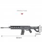 Building Blocks Military MOC Heavy Duty Assault Rifle SMG Bricks Model Kids Toys