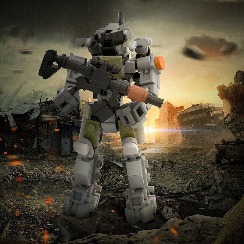 Rapid Response Suit Model Building Blocks Set Robot Warrior MOC Brick Toys Gift