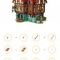 Modular Medieval Tavern Mode Building Blocks Set MOC Bricks Toys Christmas Gift