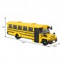 MOC Yellow School Bus Model Building Blocks Vehicles Collections Bricks Toys Set