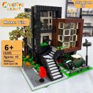 Korean Modern Villa Building Blocks Experts Street MOC Bricks DIY Model Toys Set Korean Modern Villa Building Blocks Experts Street MOC Bricks DIY Model Toys Set