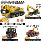 MOULD KING RC APP Control Technical Mobile Crane Model Building Block Toy Bricks