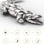 Mecha Crocodile Monster Model Building Blocks Set Snapmaw Reptile MOC Bricks Toy