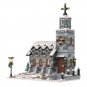Little Winter Church Modular Building Blocks Set 1074pcs Parts MOC Brick Toys
