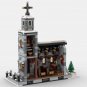 Little Winter Church Modular Building Blocks Set 1074pcs Parts MOC Brick Toys