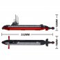 WW2 Nuclear Submarine Warship Building Blocks Set Military MOC Bricks Model Toys