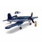 Building Blocks Military MOC WW2 F4U fighter Aircraft Bricks Model Kids DIY Toys