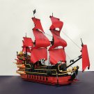 DIY Models Building Blocks Set for Pirates Queen Revenge Ship MOC Bricks Toys DIY Models Building Blocks Set for Pirates Queen Revenge Ship MOC Bricks Toys
